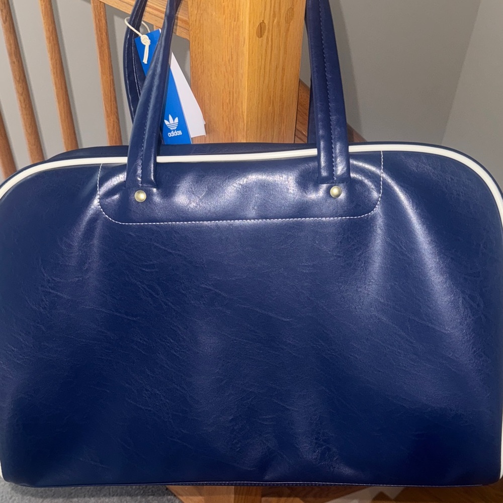 Adidas Dark Blue Tote with White Accents - Picture 11 of 14